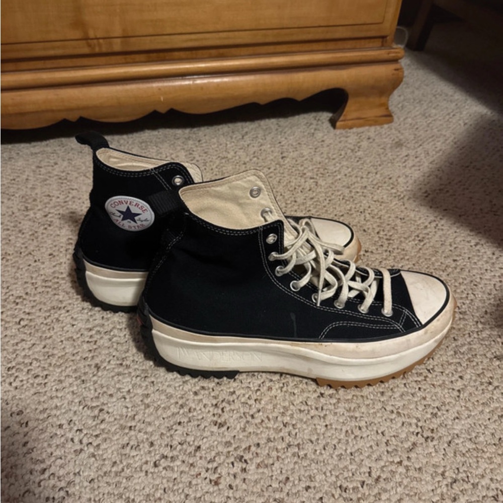 Converse Black and White High-Top Sneakers